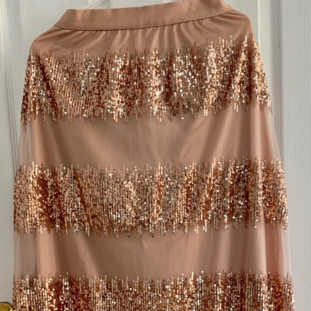 BRAND NEW Anthropologie Sequin Party Maxi Skirt!!! - Picture 3 of 9